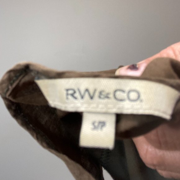 Tank Top, Khaki, with flowers - Picture 4 of 4